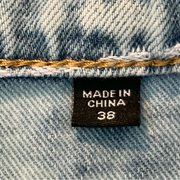 NOVA Mens Jeans Sz 38 Light Blue Wash Verdugo Carpenter Flare, 8 Pockets 1 Loop - Picture 4 of 16
